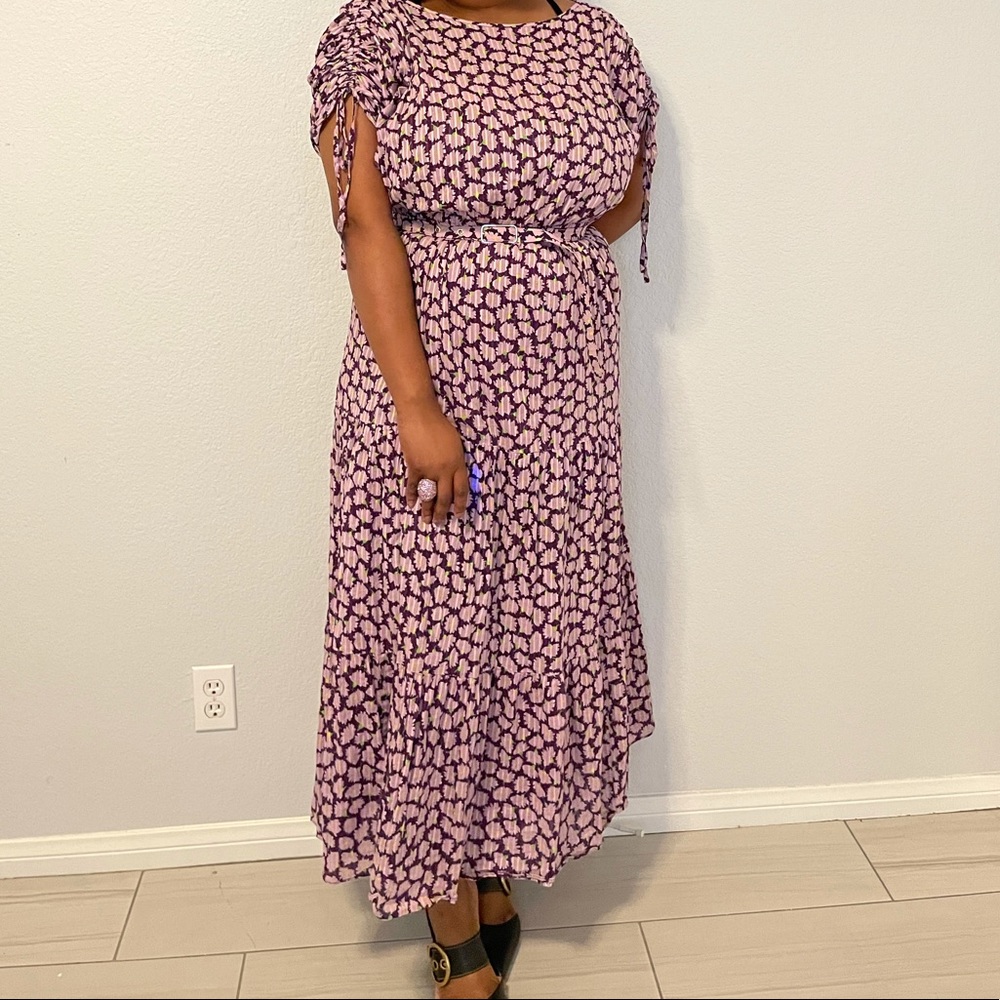 Kate Spade Sunny Bloom A-Line Midi Dress - SZ L